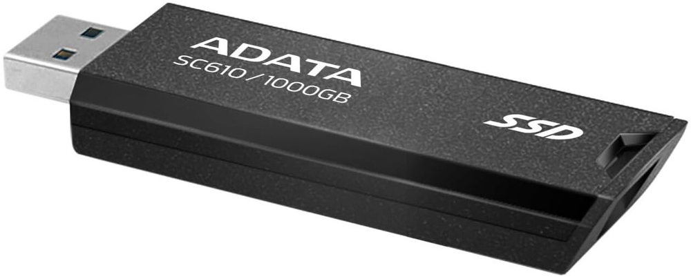 Внешний SSD USB 3.2 Gen 2 Type-A ADATA SC610-1000G-CBK/RD 1024 ГБ