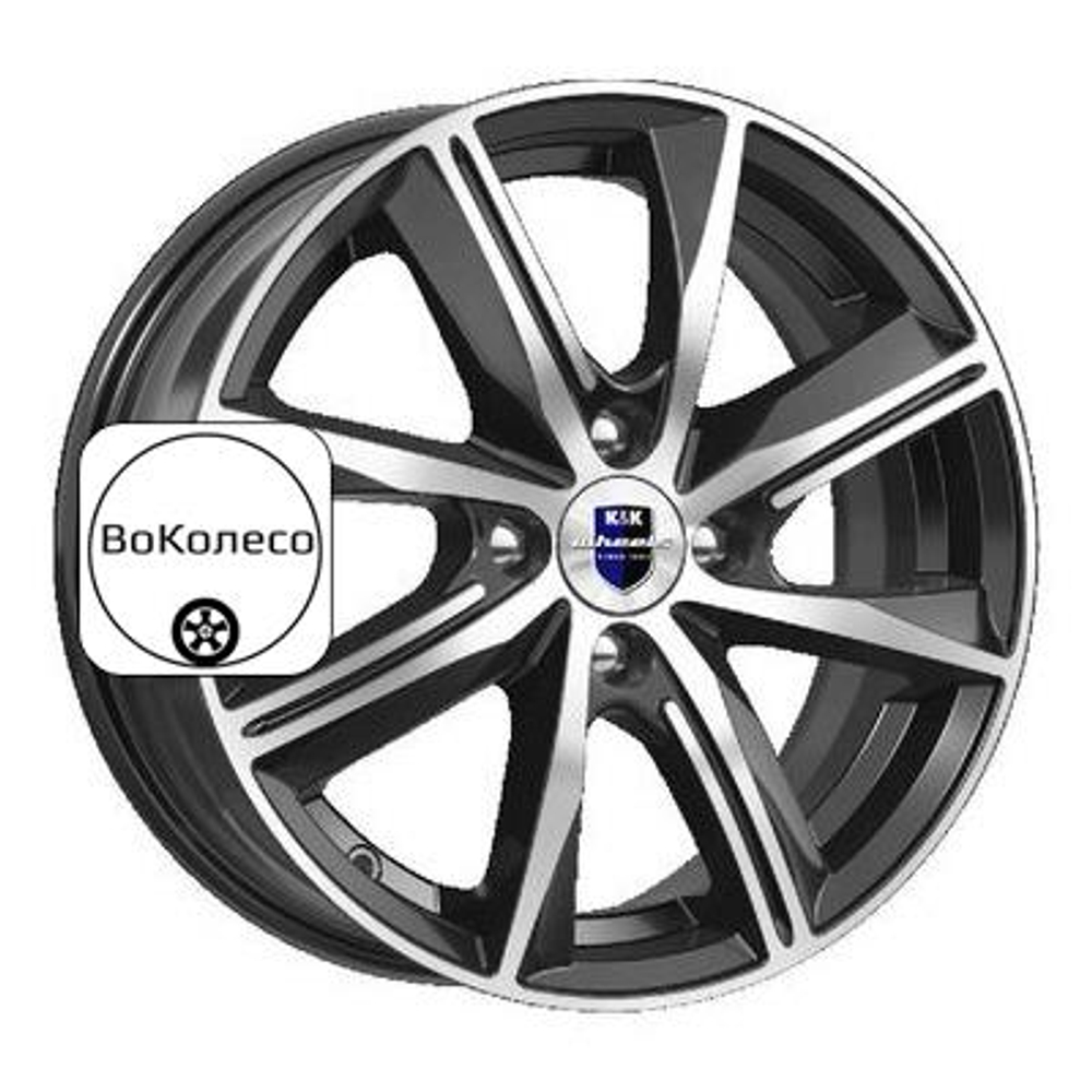 7x17/5x108 ET43 D67,1 Арнар (КС896) Алмаз черный K&K