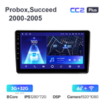 Teyes CC2 Plus 9"для Toyota Probox, Succeed 2014+