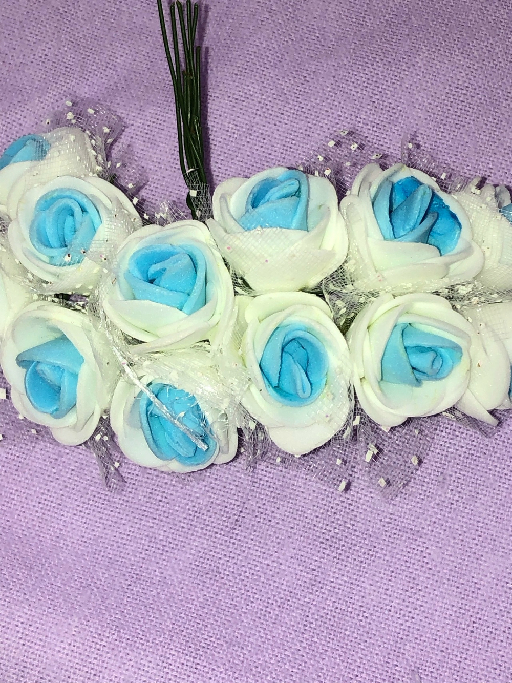 Цветы роза фоам 25мм 1 шт