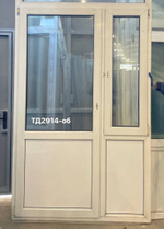 Дверь Пластиковая Б/У 222(в) х 142(ш) (Балконный Блок)