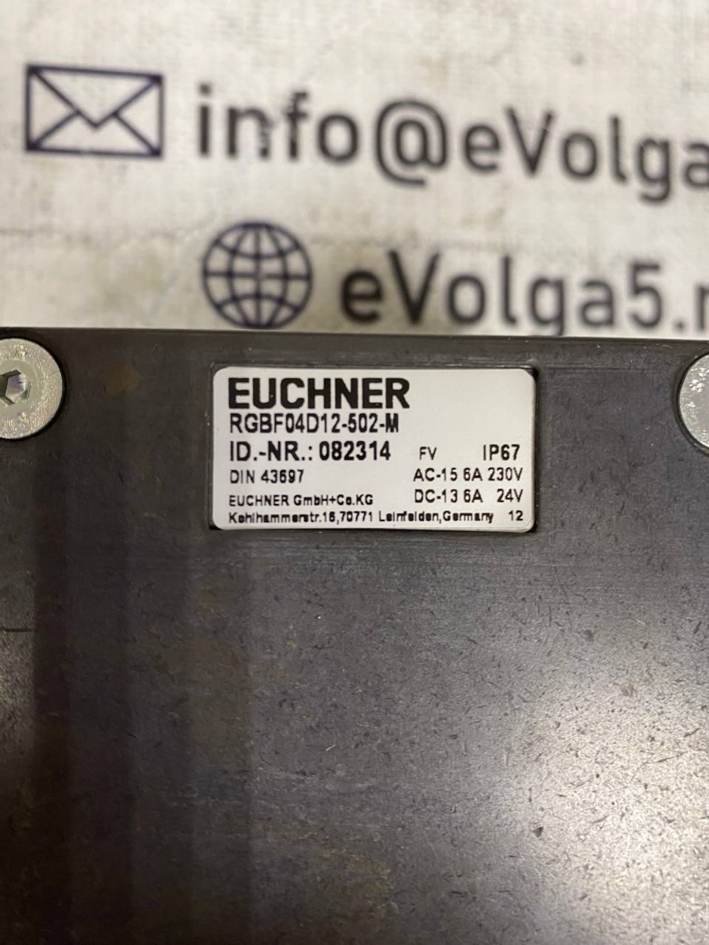 EUCHNER RGBF04D12-502-M 082314 новое