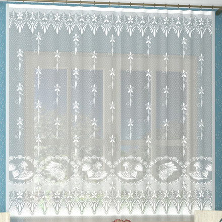 Занавеска "Л. Е151", цвет белый, Беларусь.