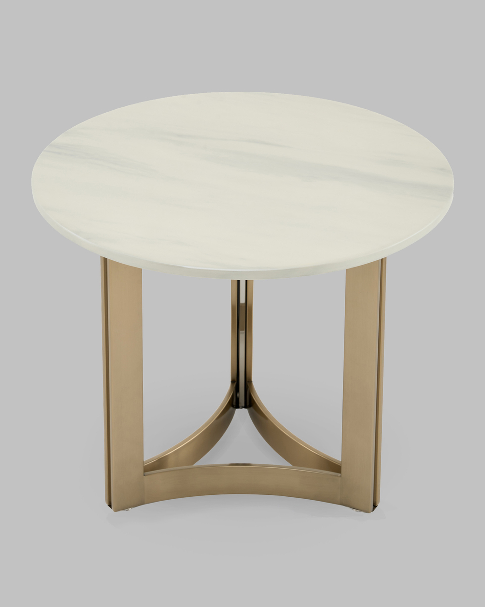 Журнальный столик Кассия 60*60 см светлая керамика