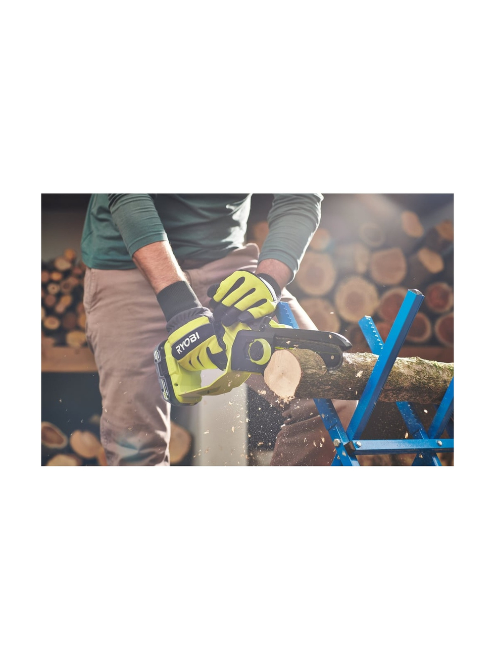 Бесщеточная цепная пила Ryobi ONE+ 18В RY18PSX15A-120 15 см 5133005780