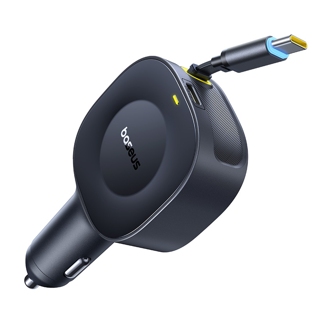 Автомобильная зарядка Baseus PrimeTrip VR2 C+Retractable C Cable 30W