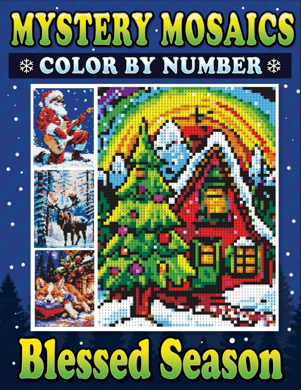 Mystery Mosaics Color By Number Blessed Season