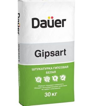 Штукатурка гипсовая Dauer Gipsart 30 кг белая