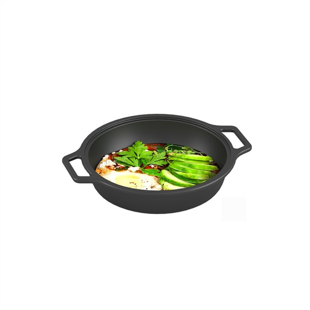 Сковорода чугунная Везувий 6л Ø 380мм (Без крышки)