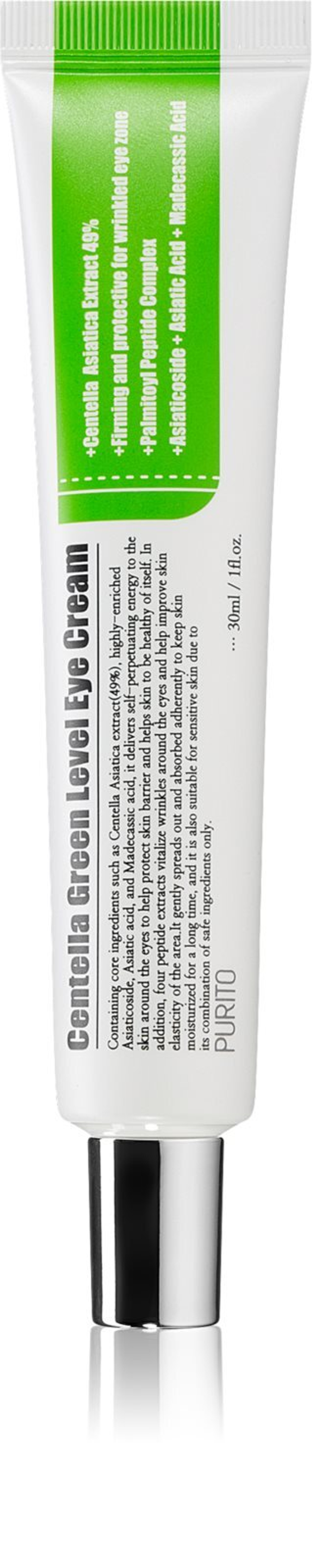 Purito Centella Green Level - увлажняющий и разглаживающий крем для глаз /   30  ml  / GTIN 8809563100156