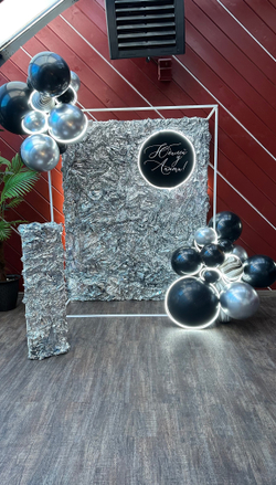 Фотозона на юбилей, мятая стена #1509