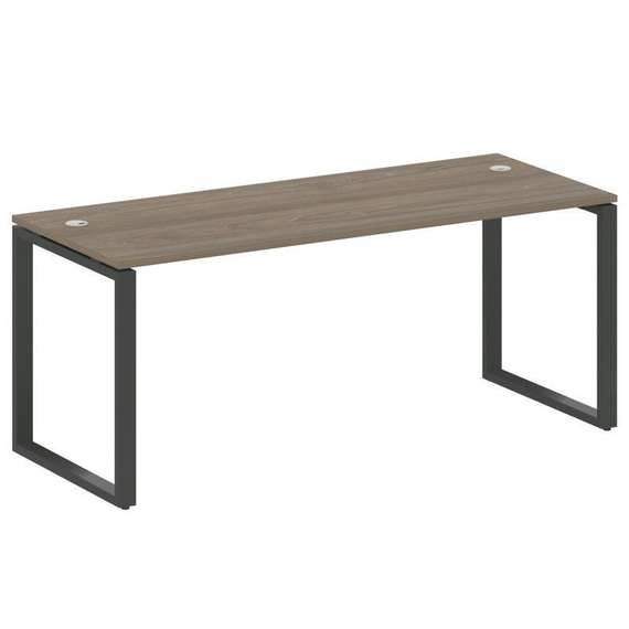 Metal System Стол письменный на О-образном м/к БО.СП-5 Вяз Благородный/Металл Антрацит 1800*720*750