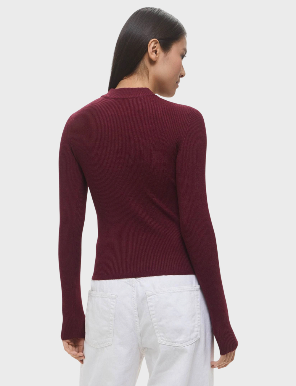 Джемпер KARL LAGERFELD JEANS Cut Out Mock Neck Sweater