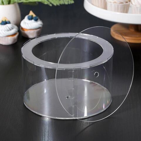 Фальшярус цилиндр для торта, акрил, d=20 см, h=12 см