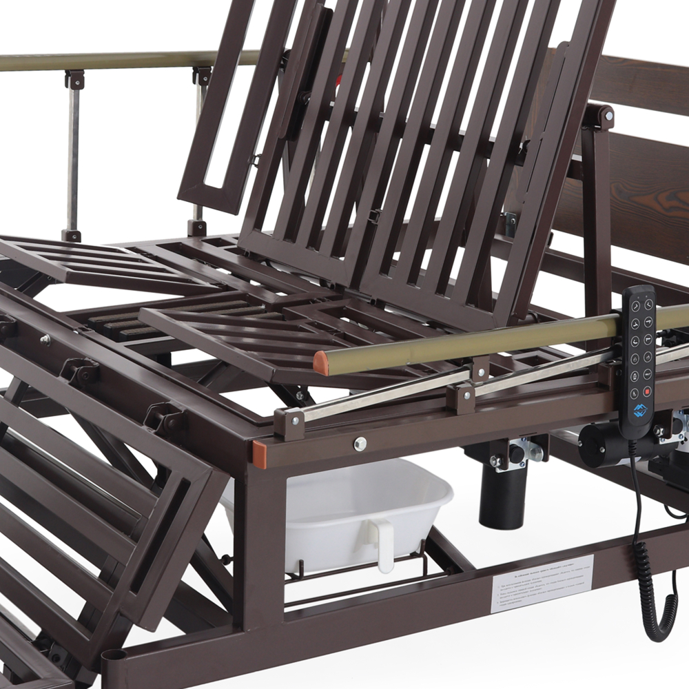 Кровать электрическая Med-Mos DB-11А (ЛДСП венге) ширина ложемента 120 см