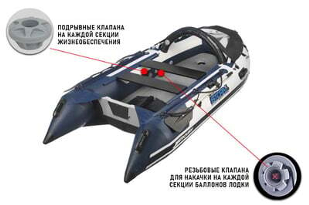 Лодка ПВХ STORMLINE Airdeck Extra 310