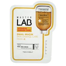 TONY MOLY тканевая маска Master Lab Snail Mucin 18 гр