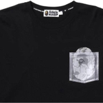 A Bathing Ape Reflective Solid Camo Ape Head Relaxed Fit Pocket L S Tee