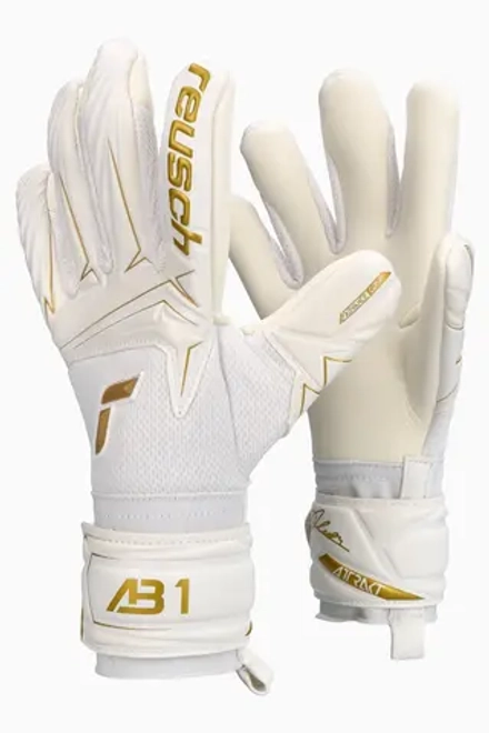 Вратарские перчатки Reusch Attrakt AB1 Advance Junior - белый