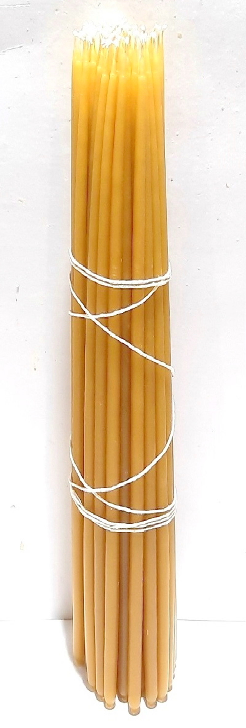 Свечи восковые конусные № 8 (воск 50%)