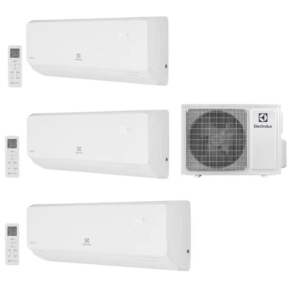 Мульти сплит-система на 3 комнаты 25+20+20 м2 Electrolux EACS/I-09+07+07 НMB/FMI-24-3/N8_ERP