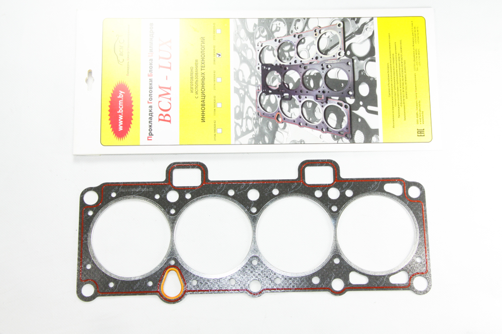 Прокладка ГБЦ ВАЗ 21083 (d=82 мм) с герм. люкс в инд. упаковке (БЦМ)