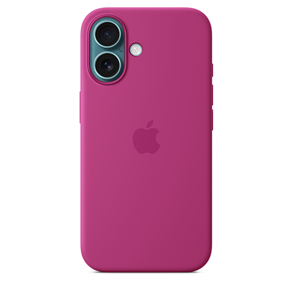 Чехол Apple iPhone 16 Silicone Case with MagSafe Fuchsia MYY53