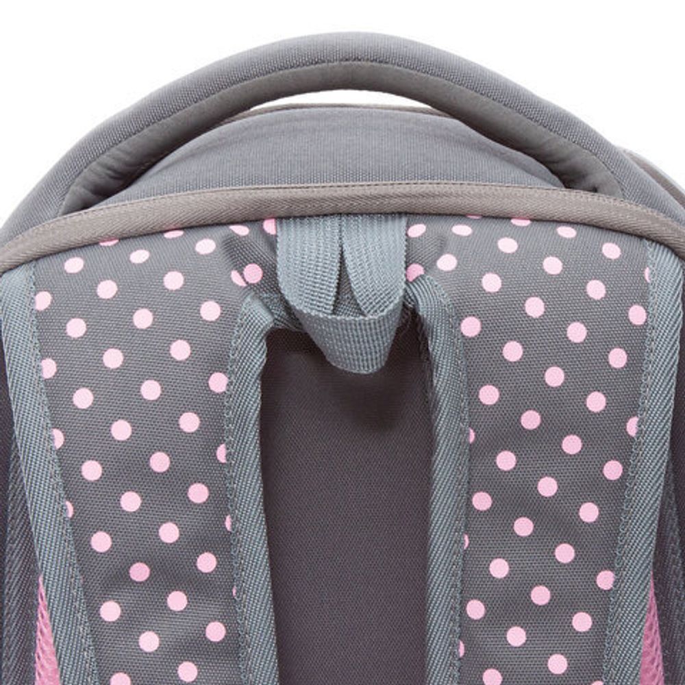 Ранец GRIZZLY анатомическая спинка, с брелоком, для девочек, "RABBIT", 36х29х18 см, RAf-292-3/2