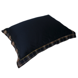 Постельное белье 2 спальное евро Casual Avenue Oxford Navy Tartan темно-синее наволочка
