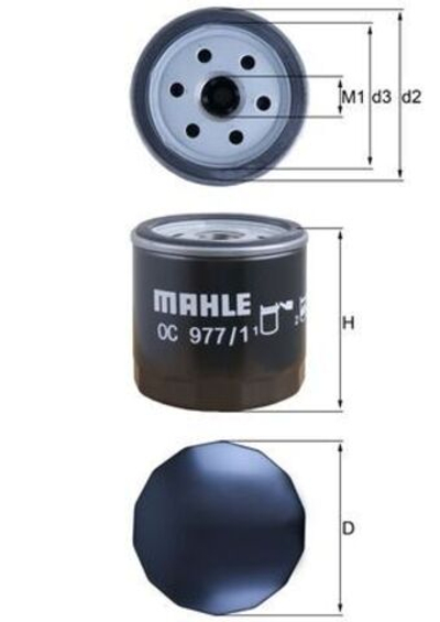 MAHLE - OC9771-MAH - Oil Filter
