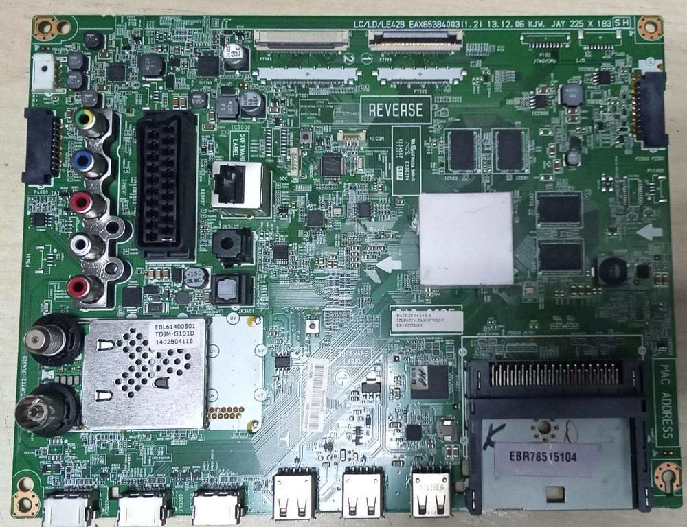 Материнская плата EAX65384003 (1.2), EBR78515104