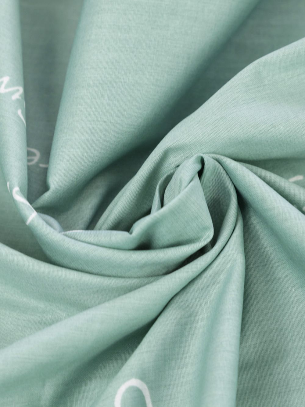 Наволочка комплект 2шт "КОТИКИ (мята)" 70х70 см Сказка сатин