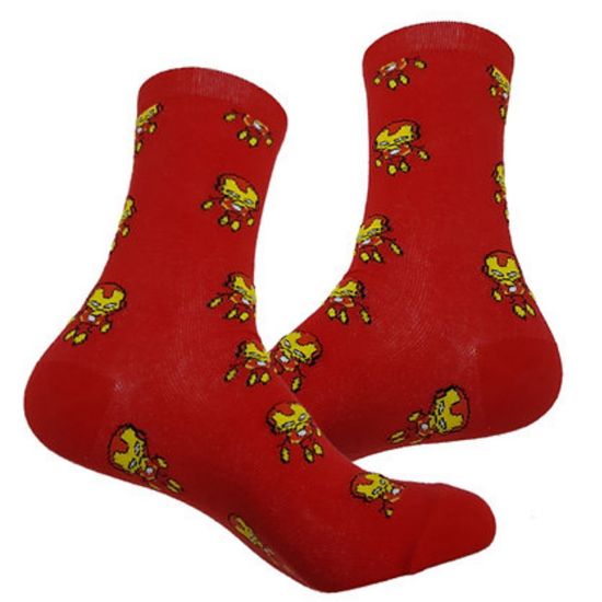 Носки Marvel Comics "Железный человек", р-р 36-43 (красный)