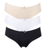 Набор из 3 разноцветных трусиков-слип Olivia (Размер: L) (Цвет: разноцветный)