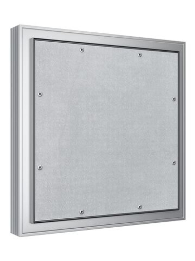 Люк ревизионный D Ceramo Comfort 300х300 скрыт.монтаж усил.петля алюминий EVECS