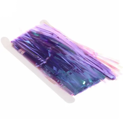 Занавес фольгированный «Перламутр» ш1м, в2м (глянец), Фиолетовый