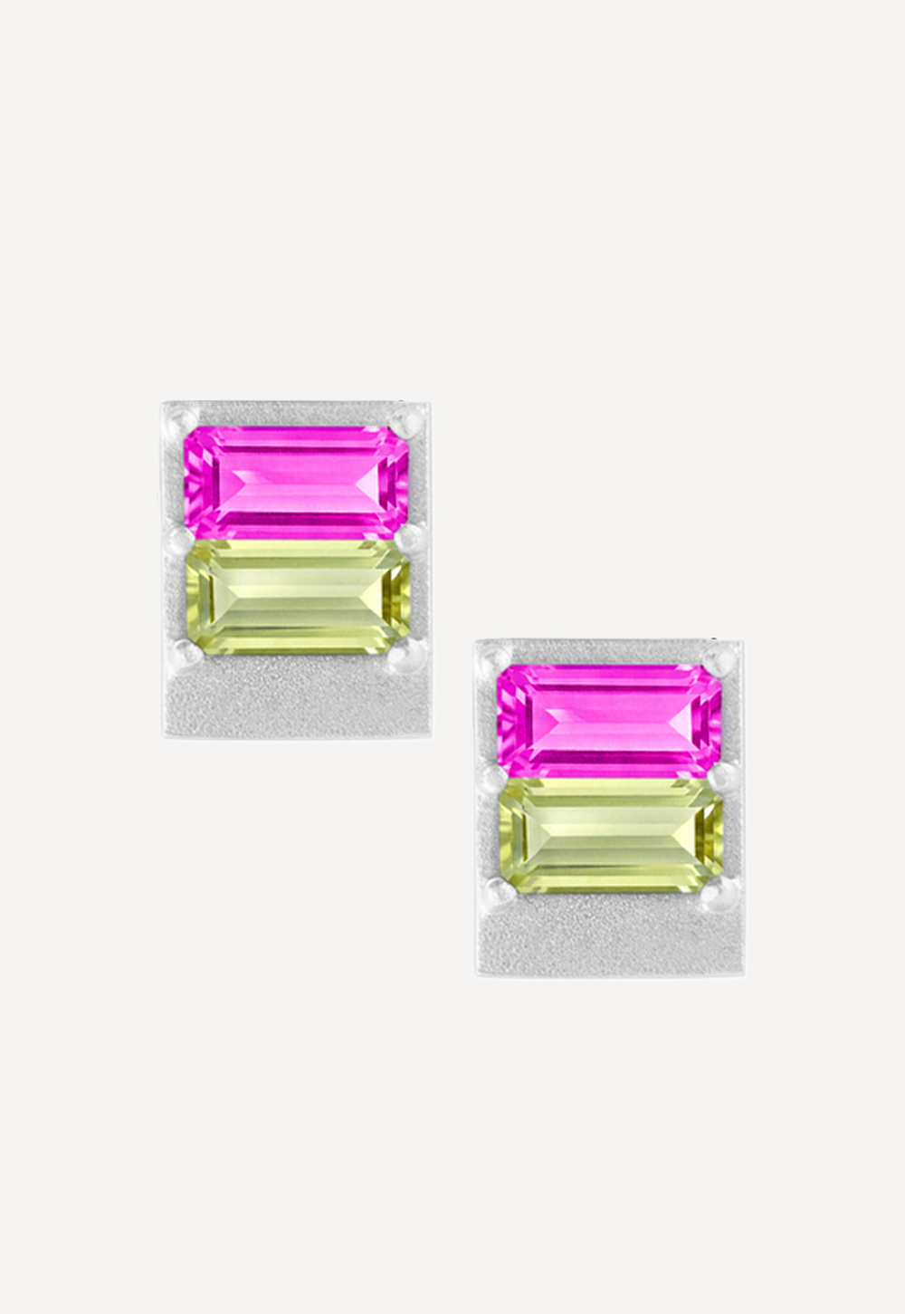 Серьги из серебра "Прогулка на рассвете"