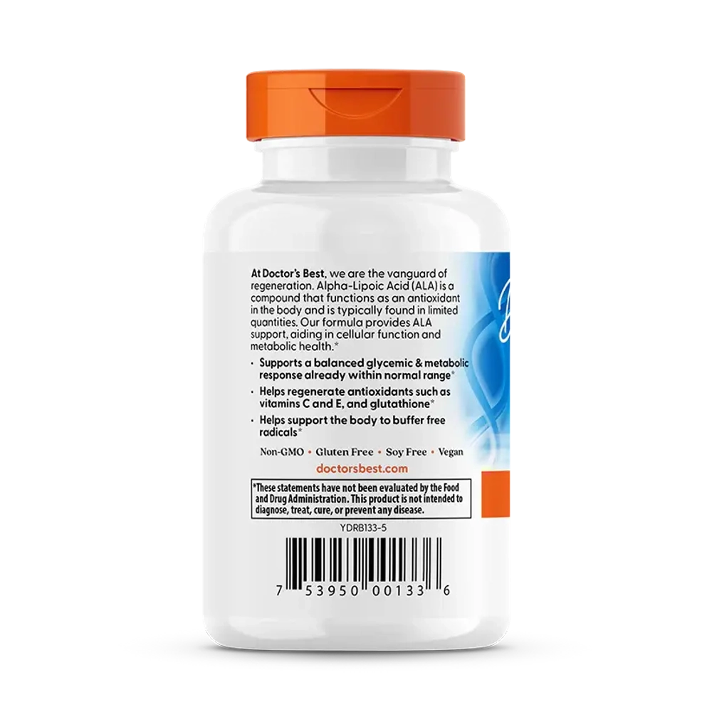 Alpha-Lipoic Acid 600 мг 60 капсул Doctors Best