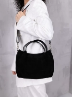 Сумка через плечо большая натуральная кожа