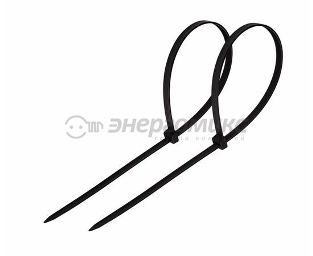 Хомут кабельный 4.8х300 нейл. черн. (уп.100шт) Rexant 07-1303