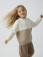 Джемпер Рассвет из хлопка свободного кроя