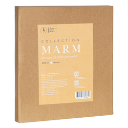 Блюдо сервировочное marm, D20 см, белый мрамор