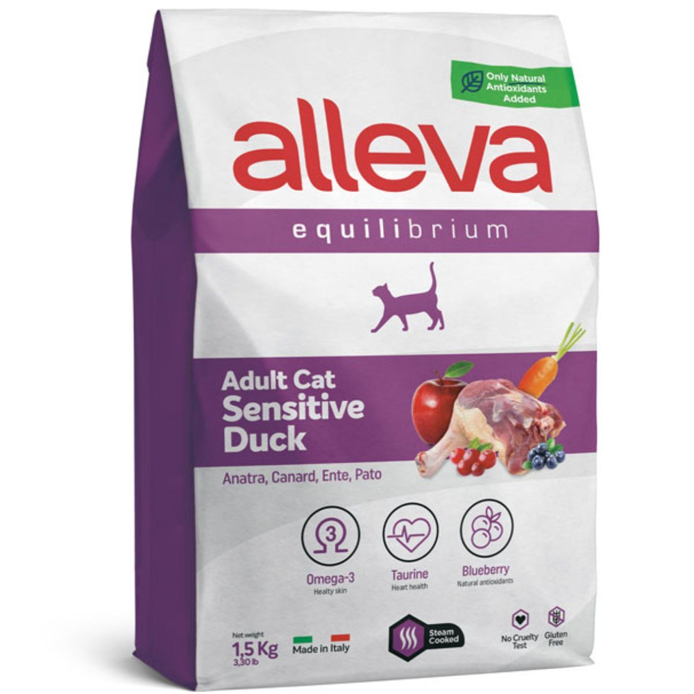 Сухой корм супер-премиум класса Аллева Alleva Equilibrium Sensitive Venison с олениной,400 г