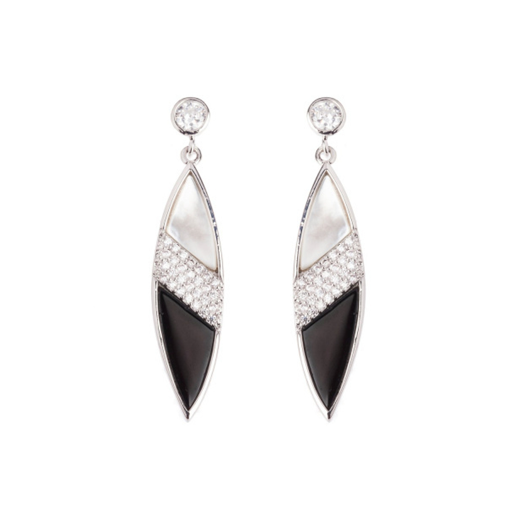 *Серьги Fiore Luna *AP3726.1 BW