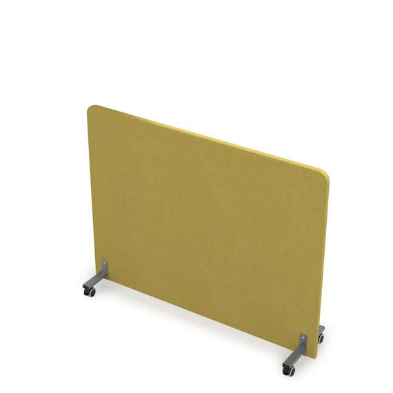 011.МП.1411 Акустическая мобильная перегородка на колесных опорах (1400*377*1100)