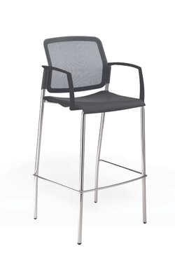 Movie стул барный со спинкой-сеткой