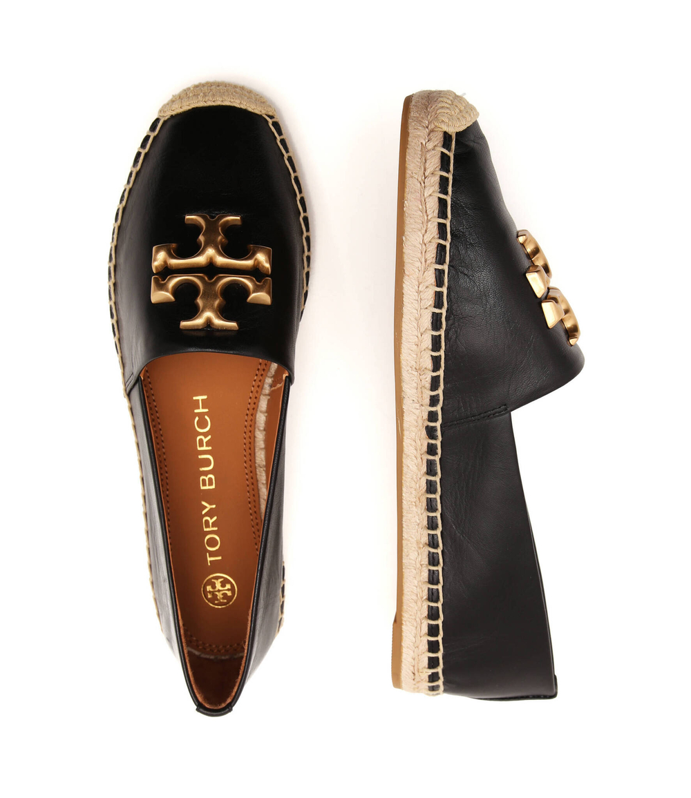 Кожаные эспадрильи eleanor TORY BURCH - черный(86567)