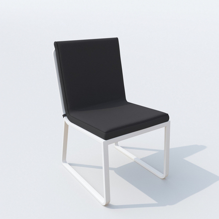 Стул Ideal Patio ГИРА антрацит - белый каркас