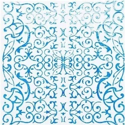 Салфетки голографические голубые, 6 шт