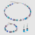 Браслет Coeur de Lion Turquoise-Purple 2839/30-0608 цвет голубой, фиолетовый